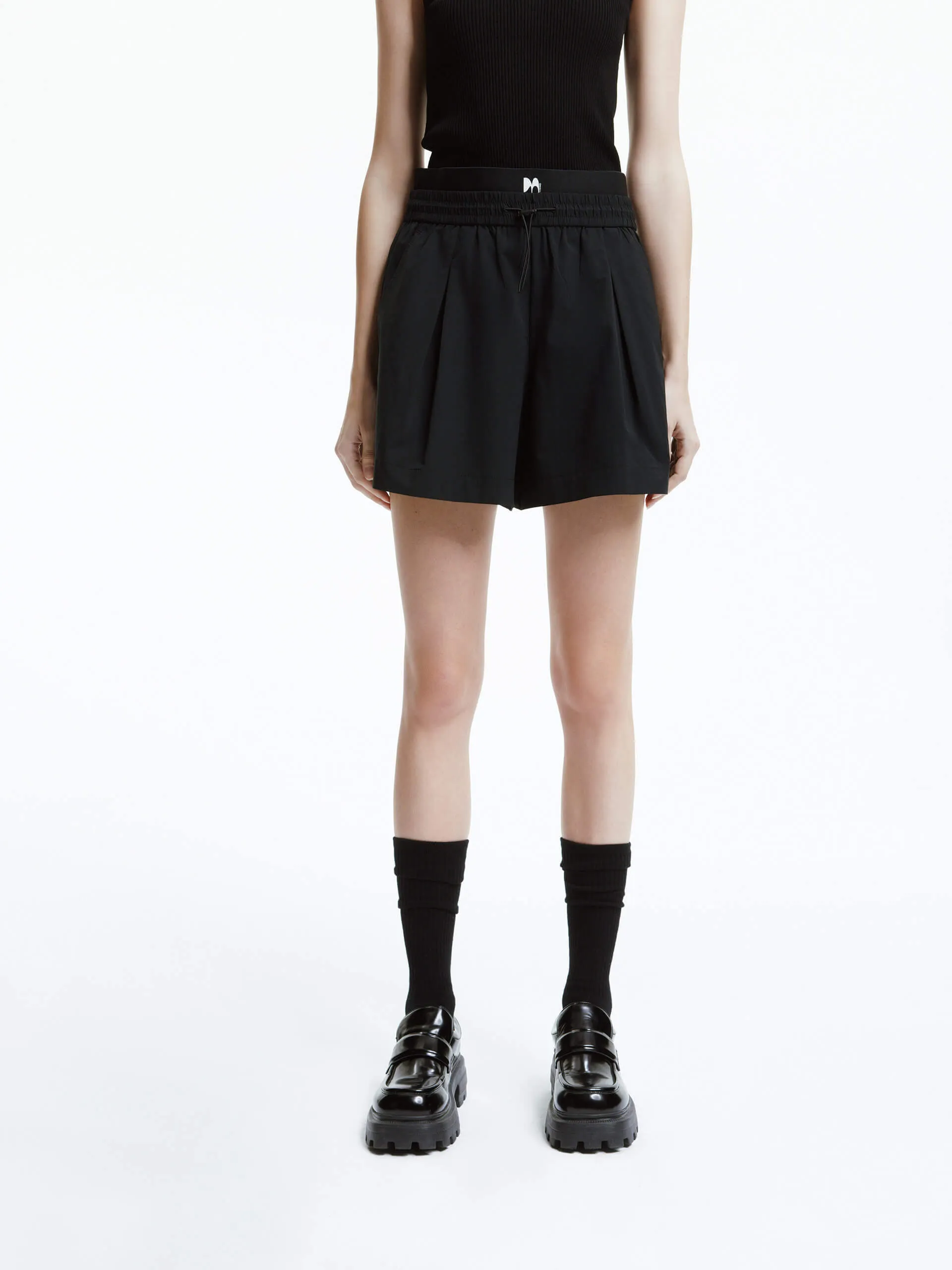 Elasticated Double Waist Shorts