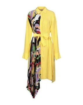 Emilio Pucci Women Knee-length dress Yellow 14 UK