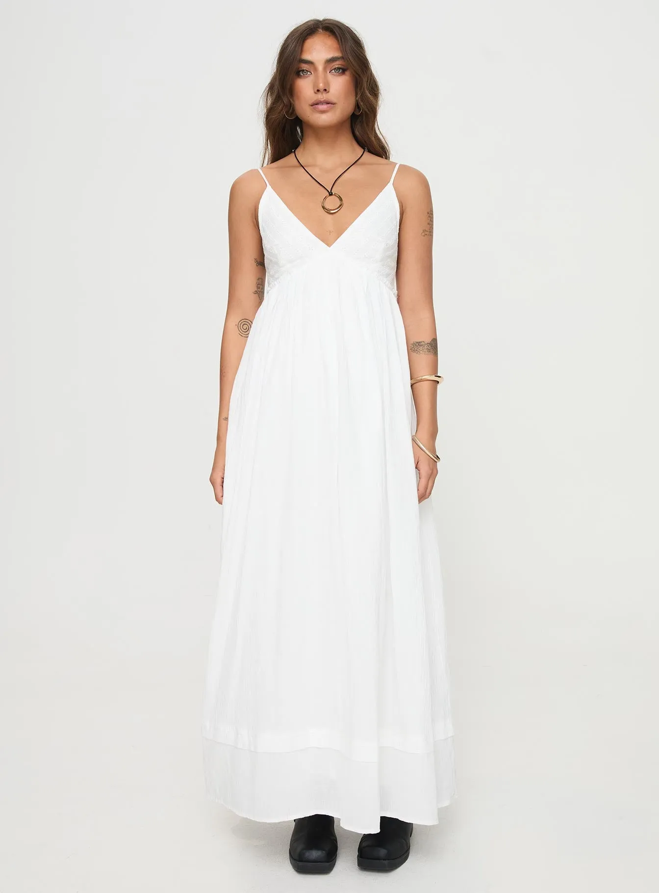 Eriksson Maxi Dress White