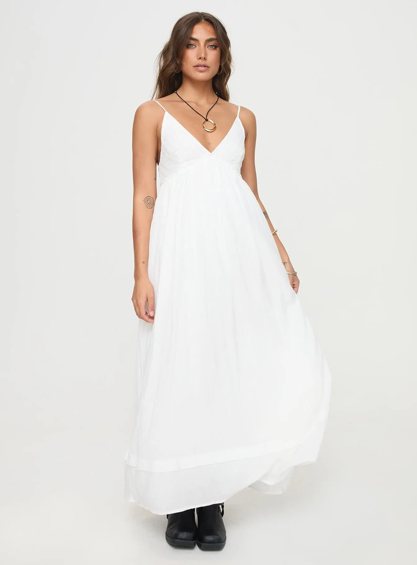 Eriksson Maxi Dress White