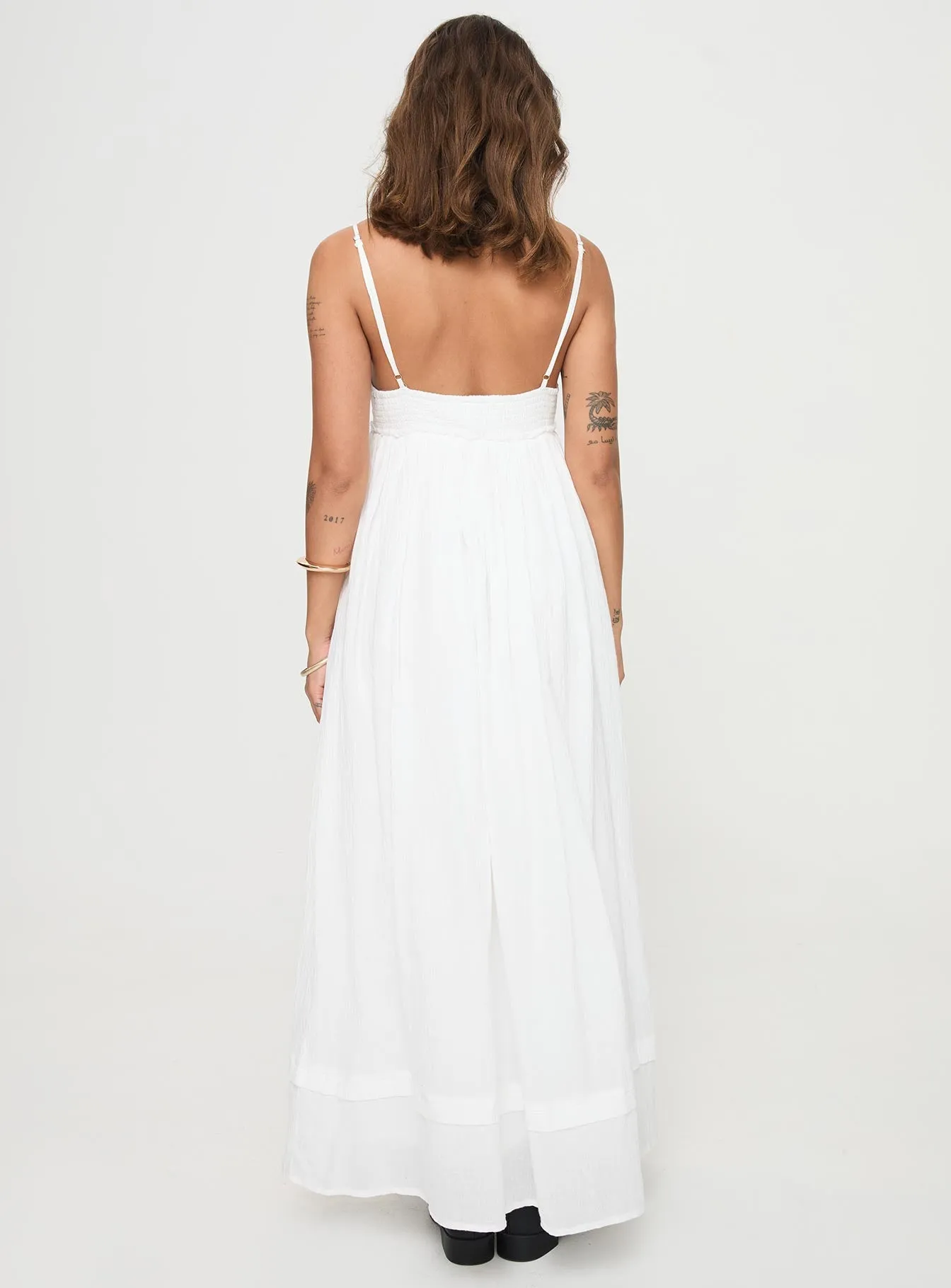 Eriksson Maxi Dress White