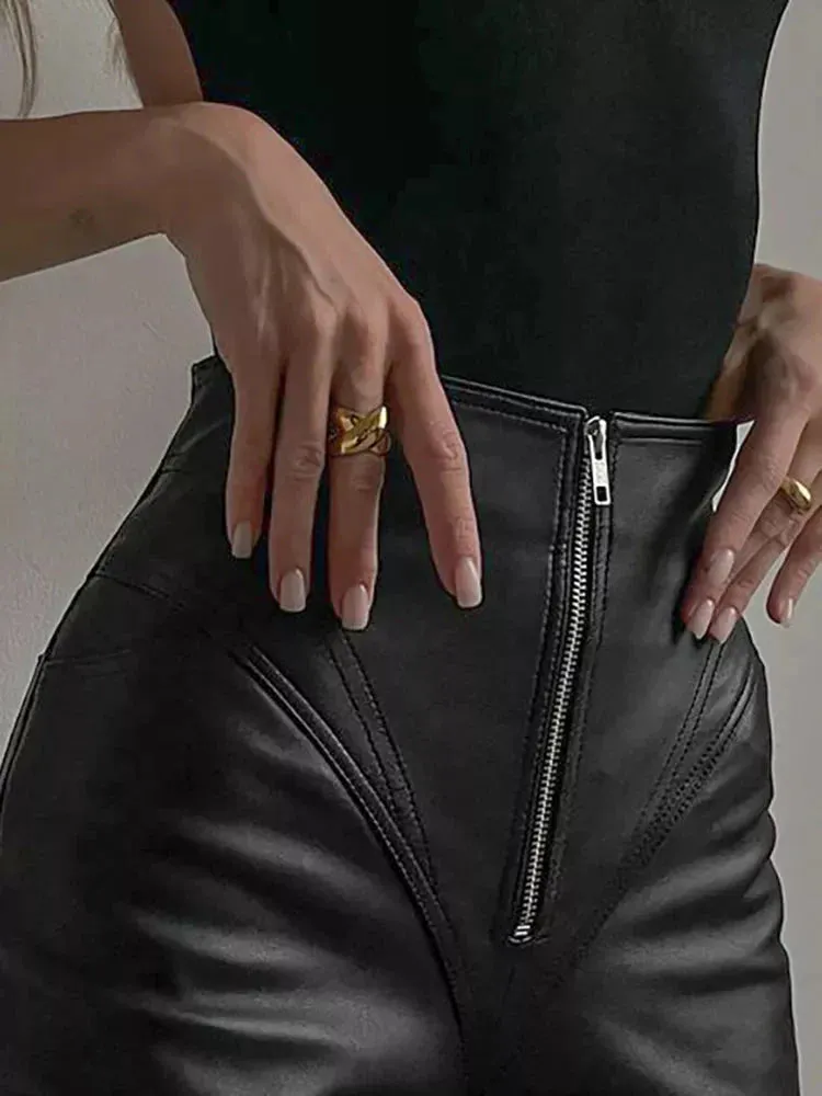 Fashionkova Halsey Leather Pants