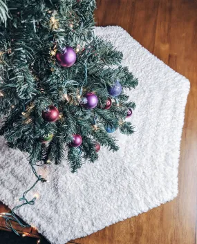 Faux Fur Tree Skirt Crochet Pattern PDF