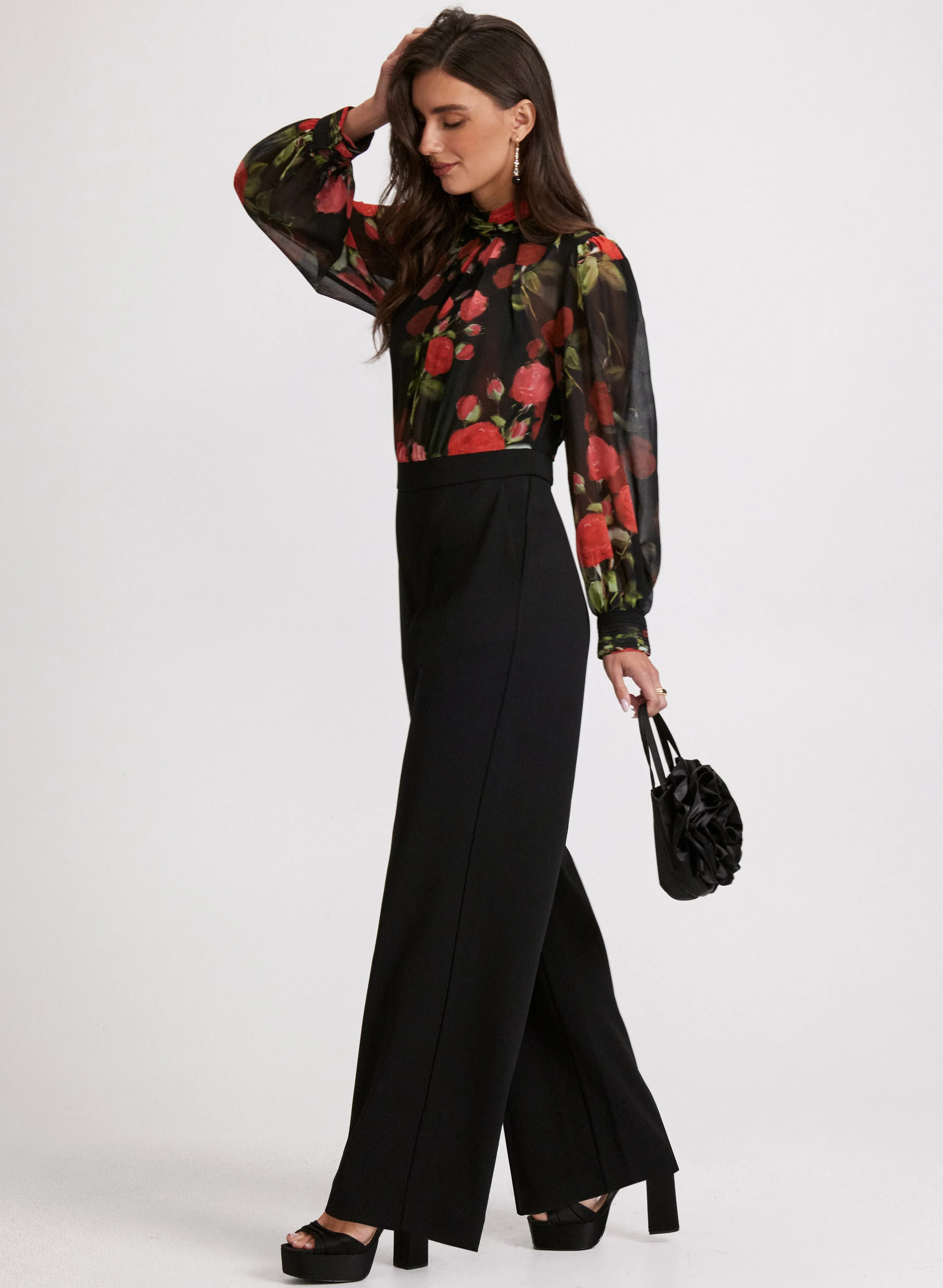 Floral Illusion Jumpsuit