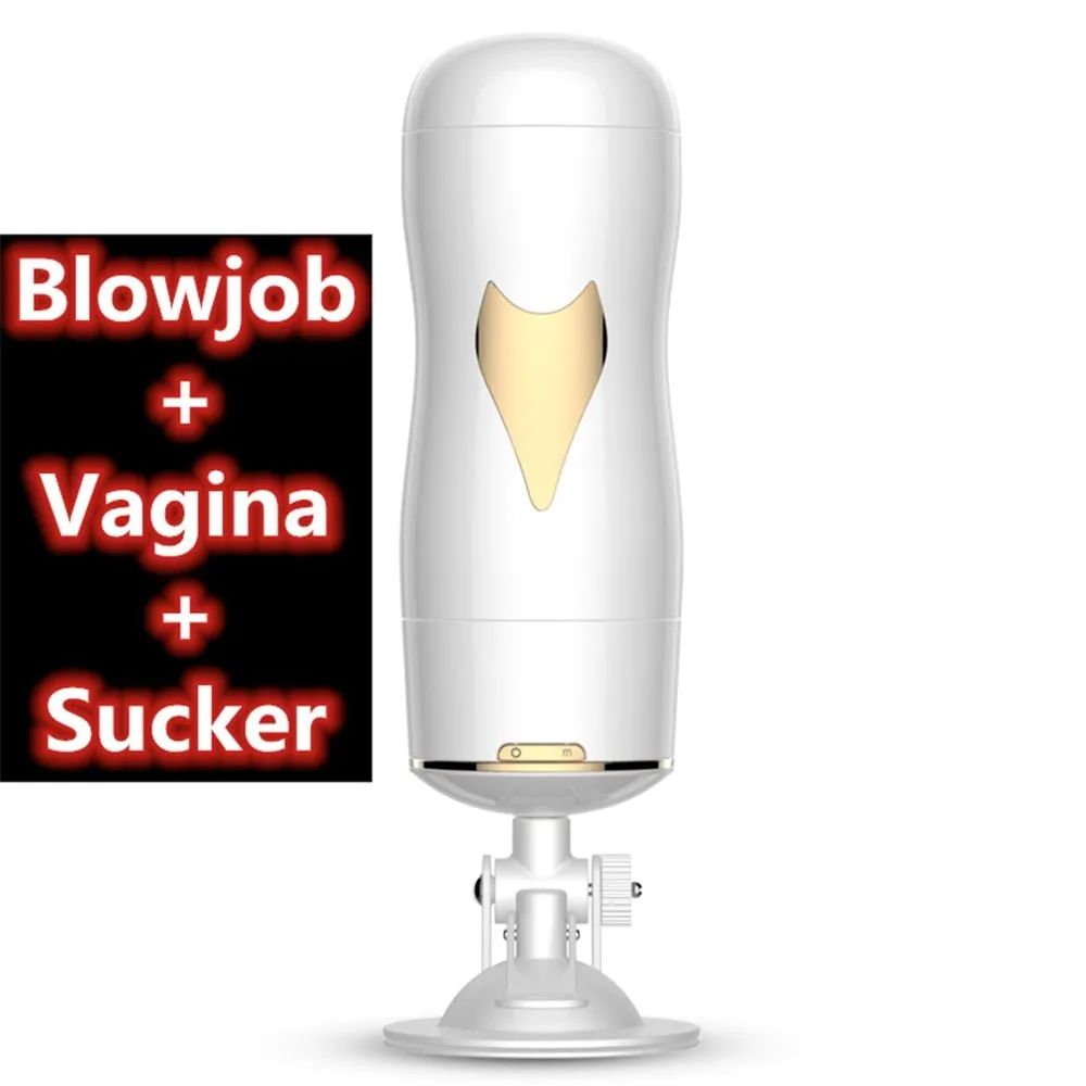 Fox Blowjob Dual Mode Male Masturbator Sex Toys