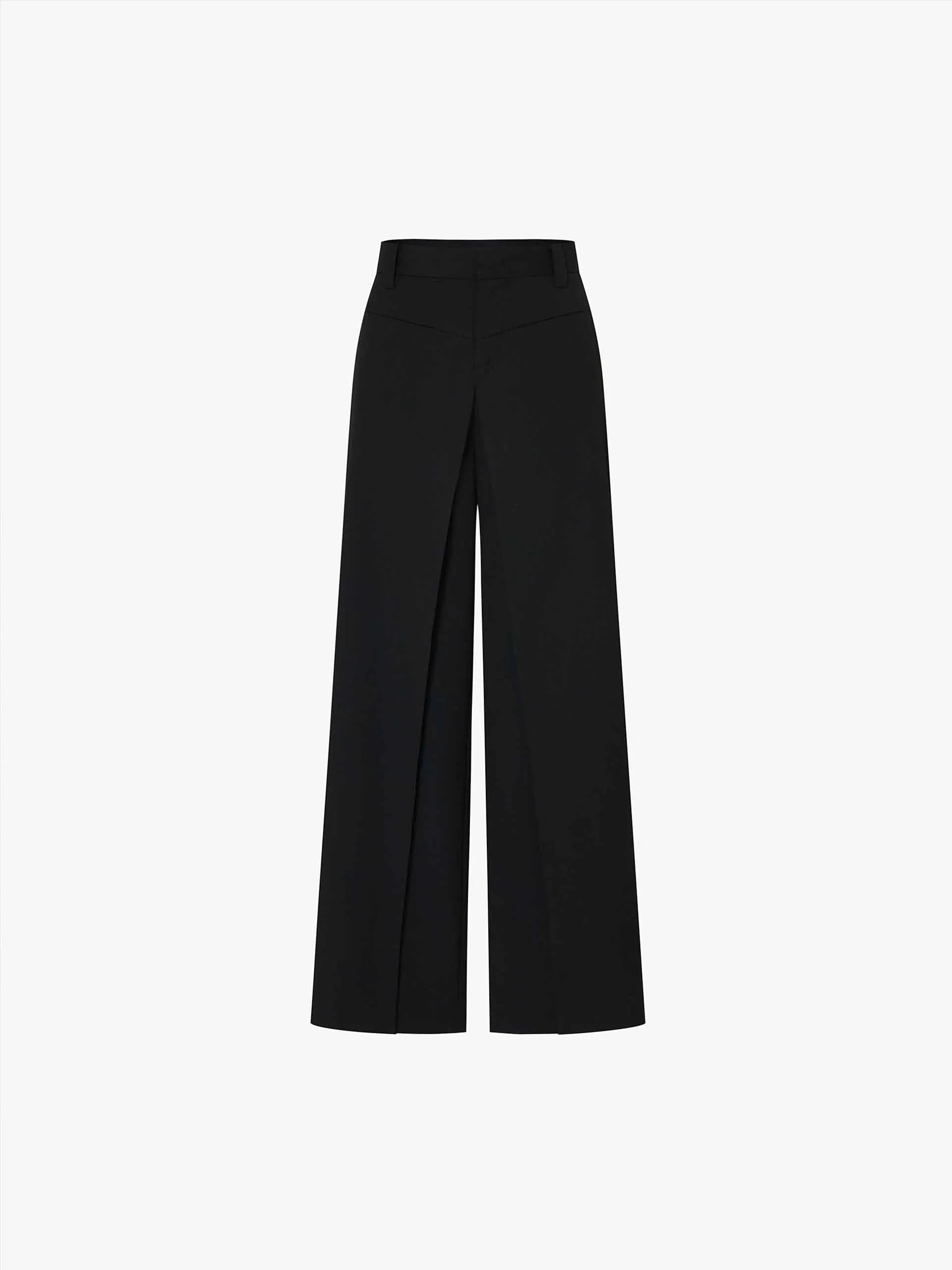 Front Pleated Straight Pants