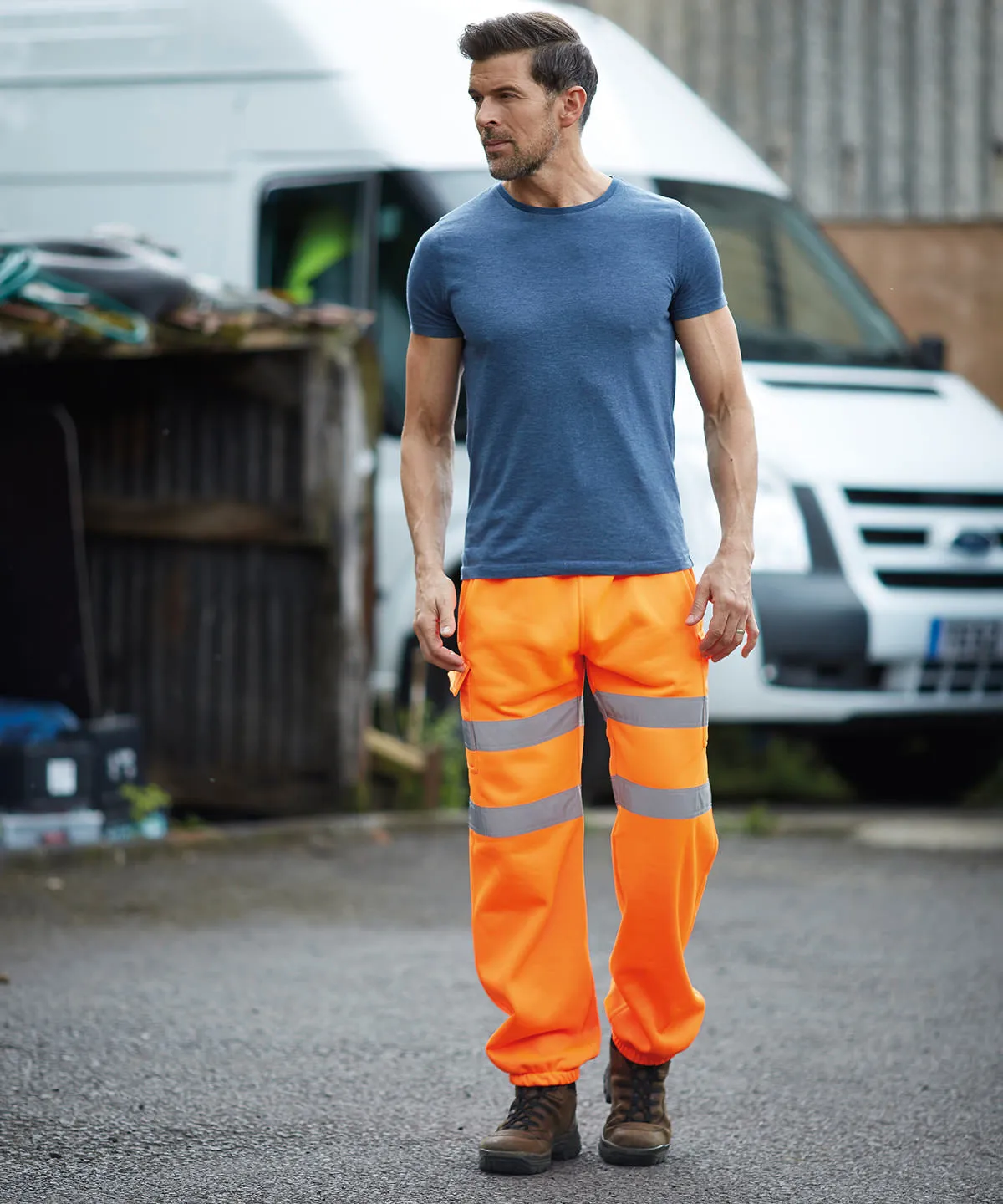 Hi-vis jogging pants (HV016T) | Orange