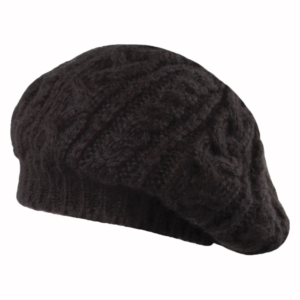 Highland 2000 Alpaca Beret - Black