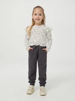 Infant girl's Full-length gym pants