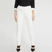 Ivory Regular Slim Leg Trousers