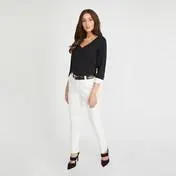 Ivory Regular Slim Leg Trousers