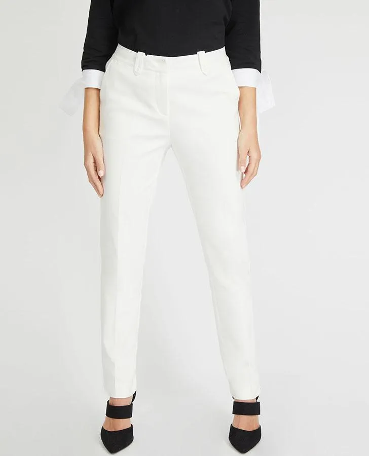 Ivory Regular Slim Leg Trousers