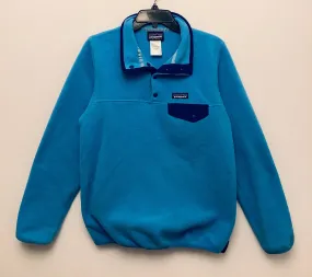 Jacket Fleece By Patagonia In Blue, Size: S