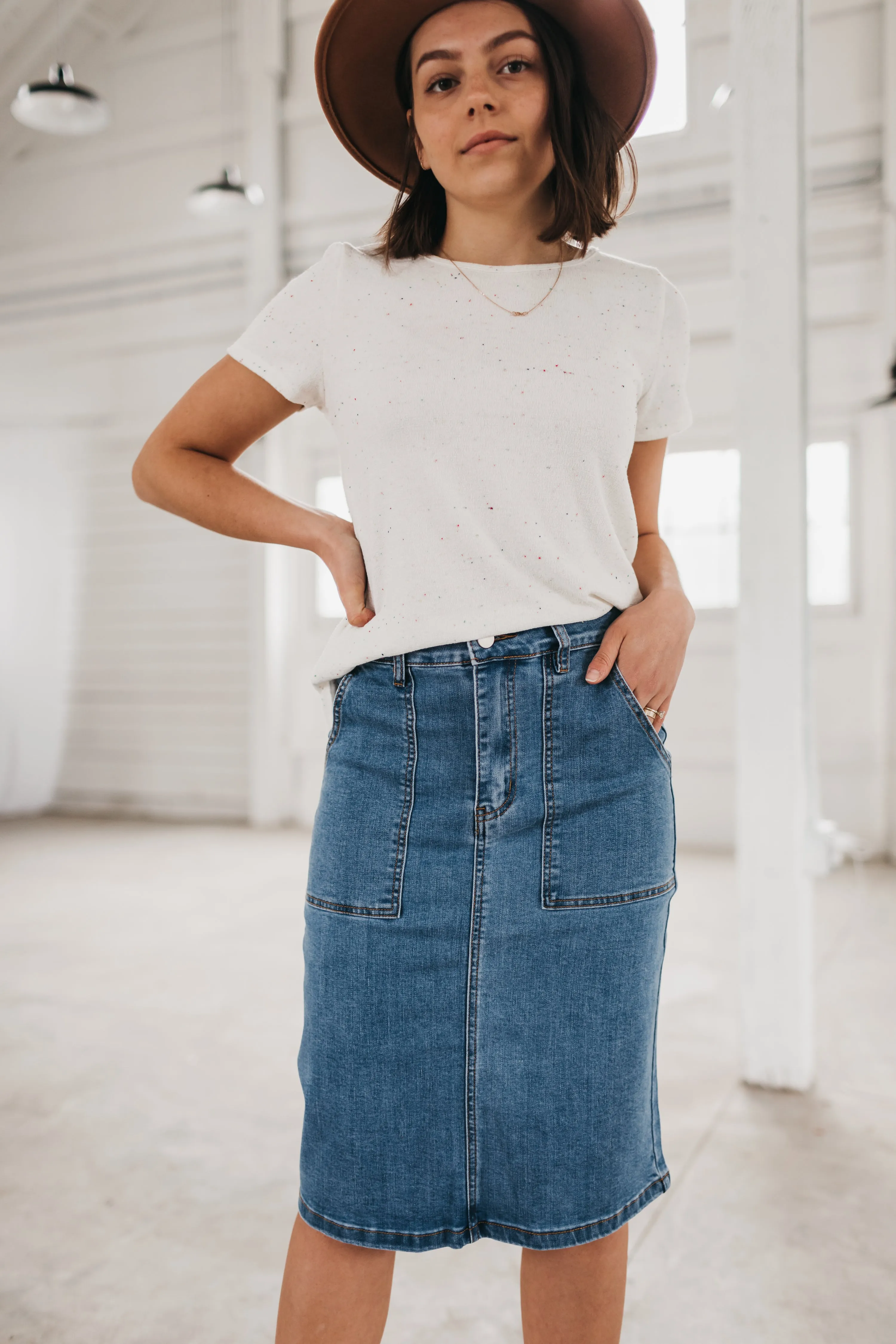 Jackie Denim Skirt