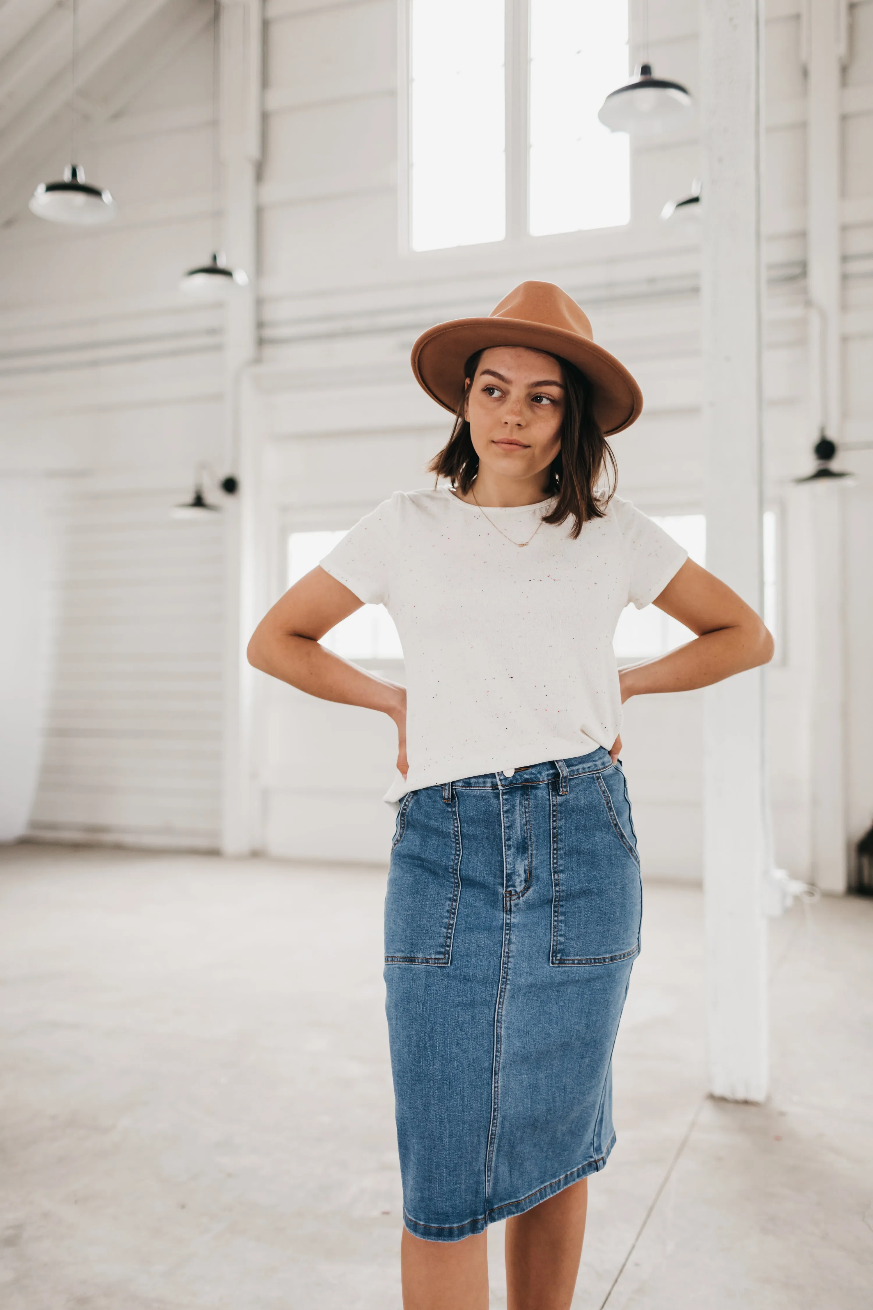 Jackie Denim Skirt