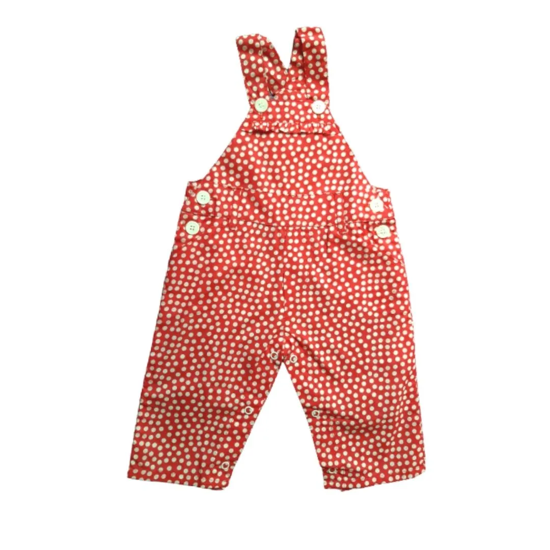 Jardinera Babycottons Overall Luna Rojo