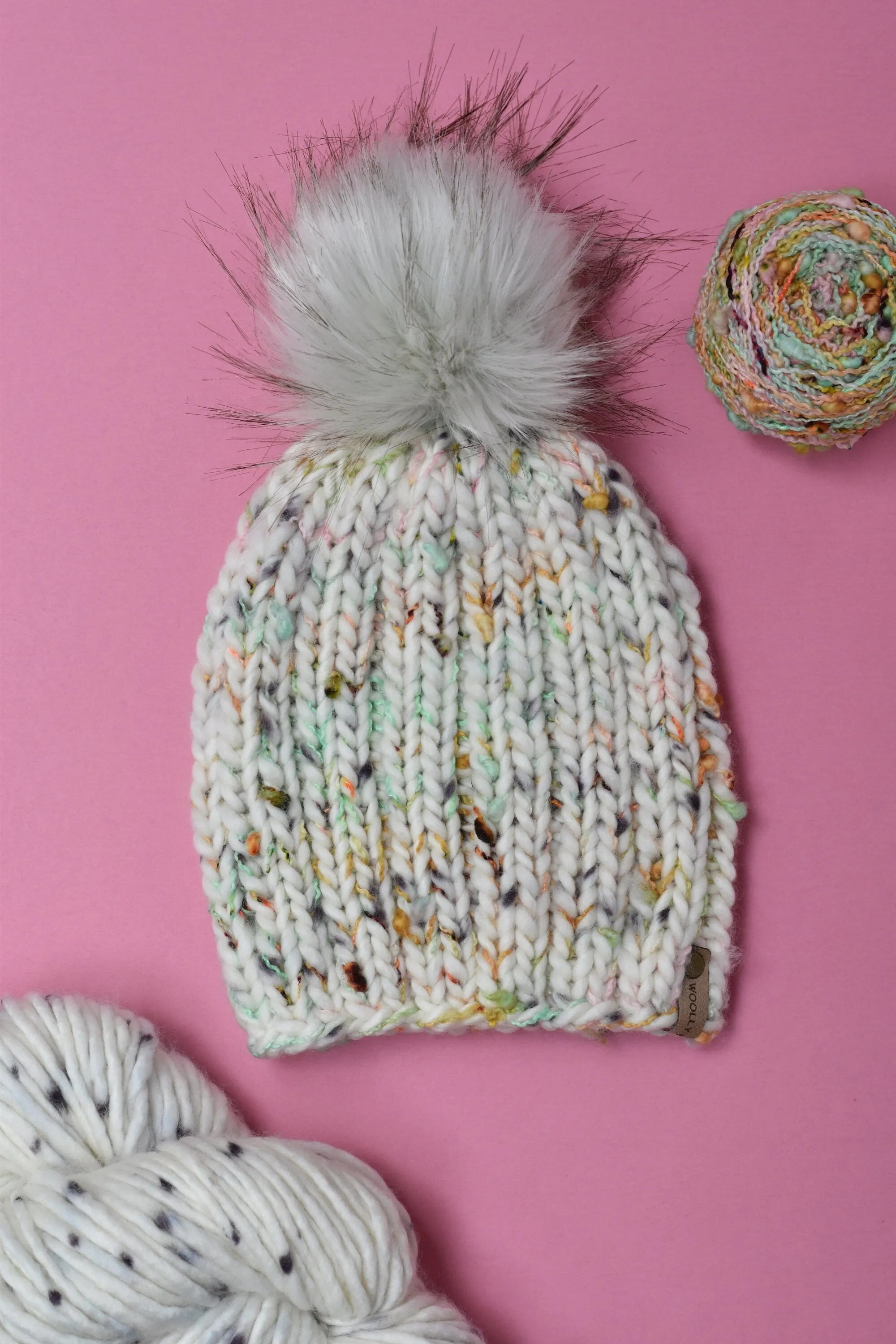 KNITTING PATTERN: Loppet Beanie, Easy Hat Knitting Pattern for Super Bulky Yarn