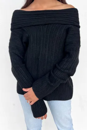 Kristina Knit Jumper Black