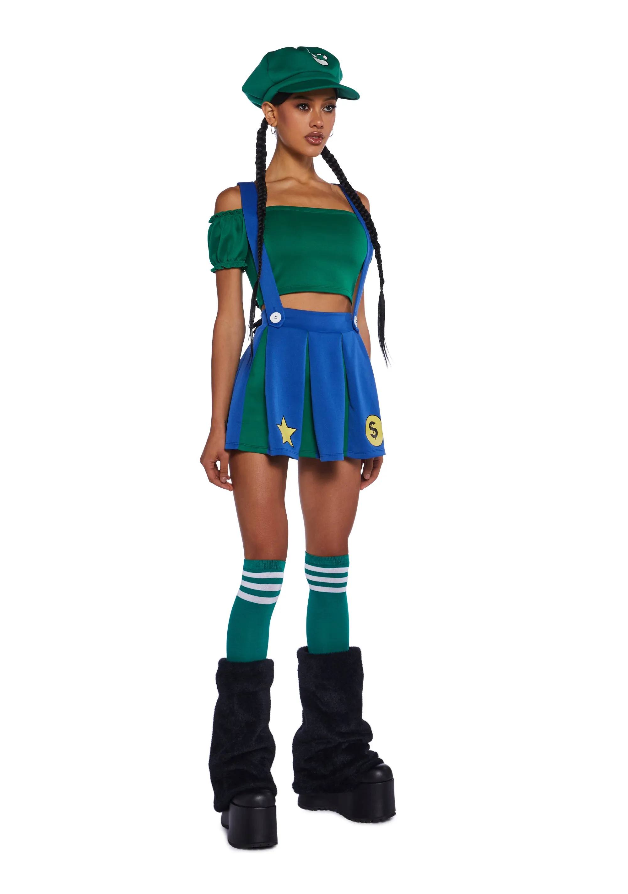 Let's-A Go Cheerleader Costume