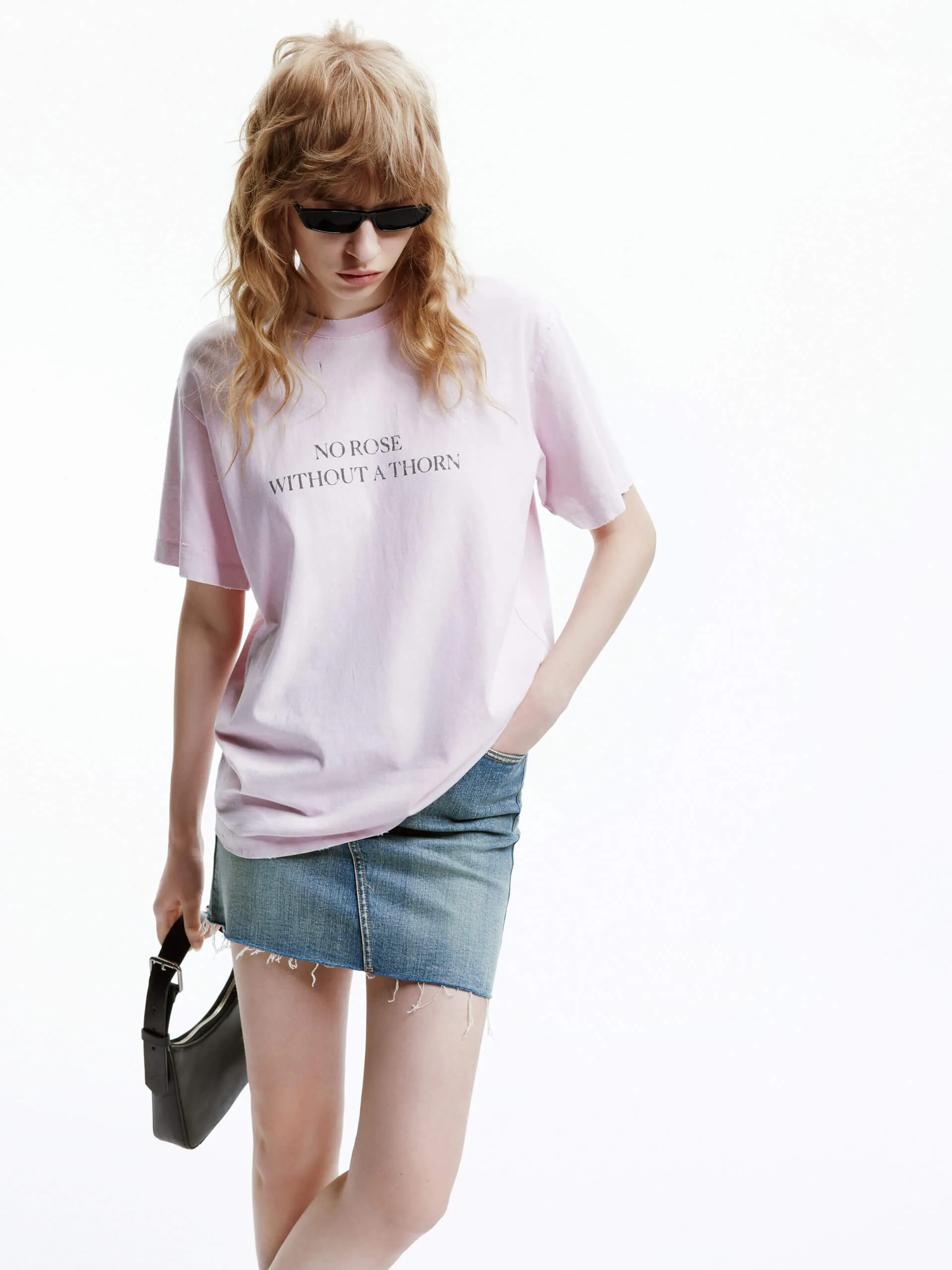 Letter Print Loose T-shirt