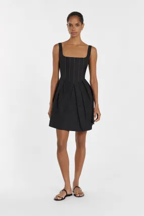 LIDIA BLACK MINI DRESS