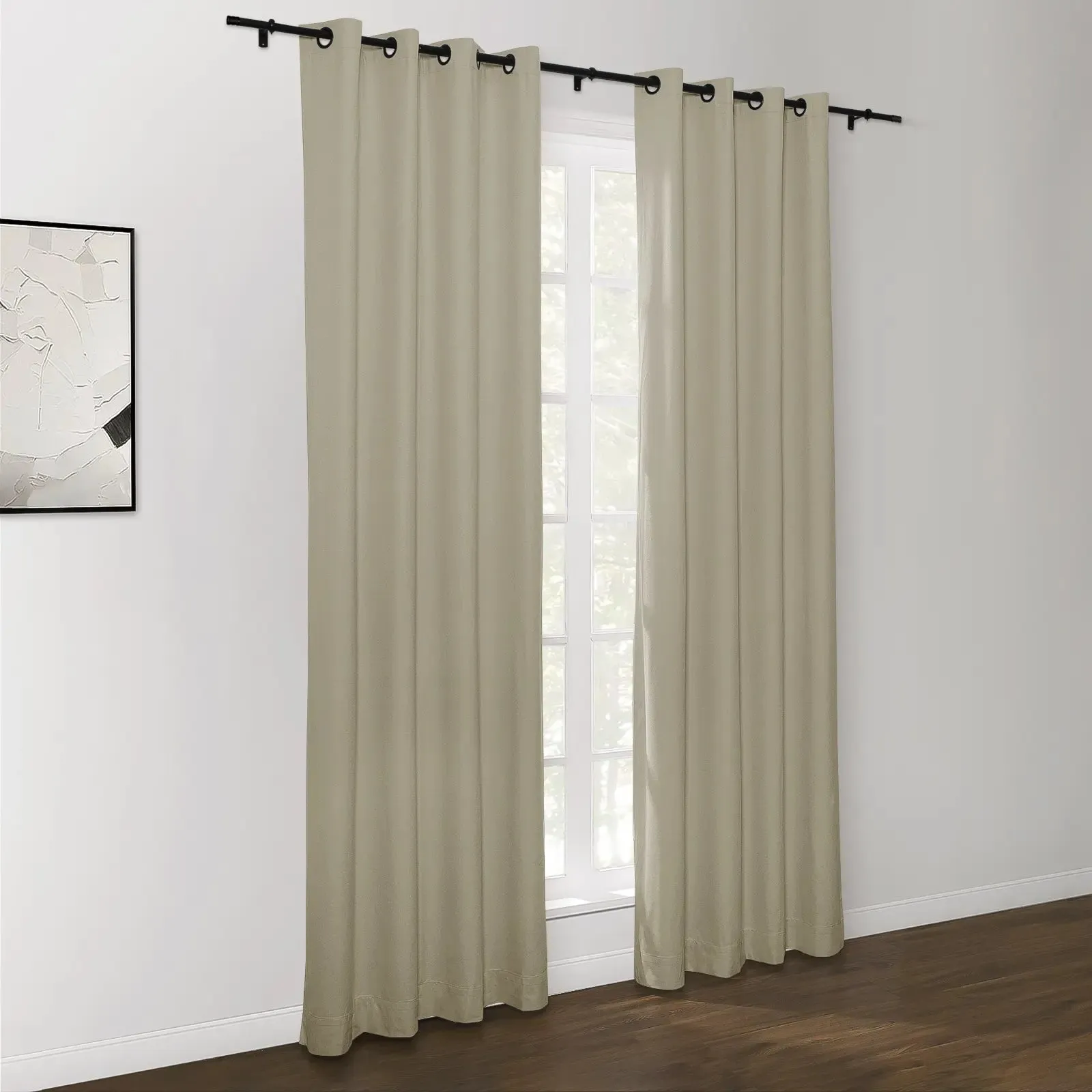 Lila Blackout Drape Grommet