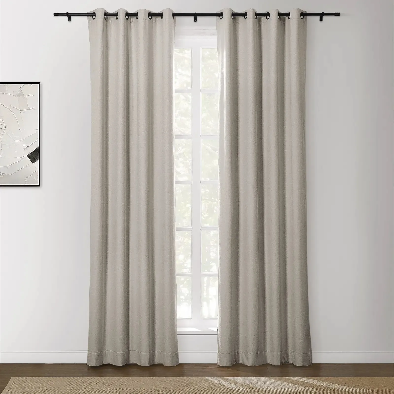 Lila Blackout Drape Grommet