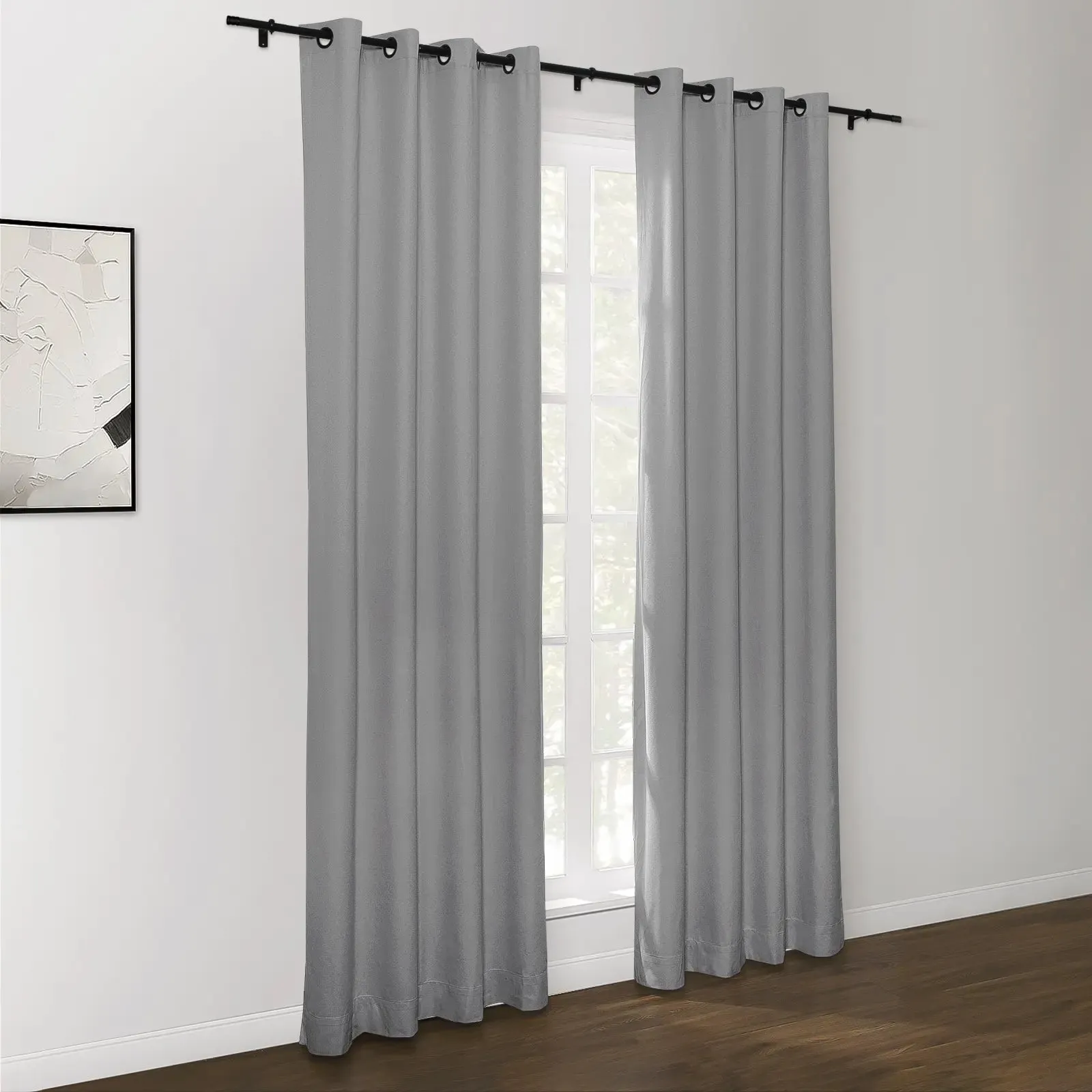 Lila Blackout Drape Grommet