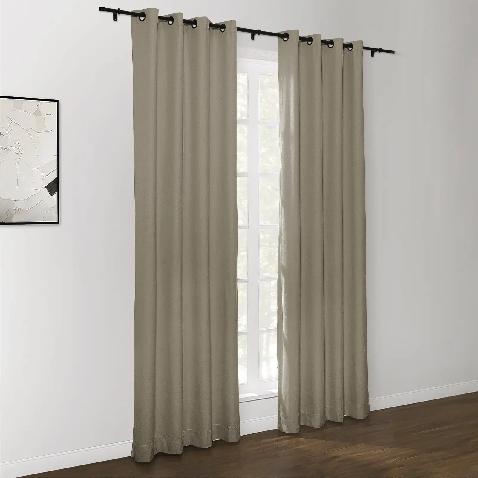 Lila Blackout Drape Grommet