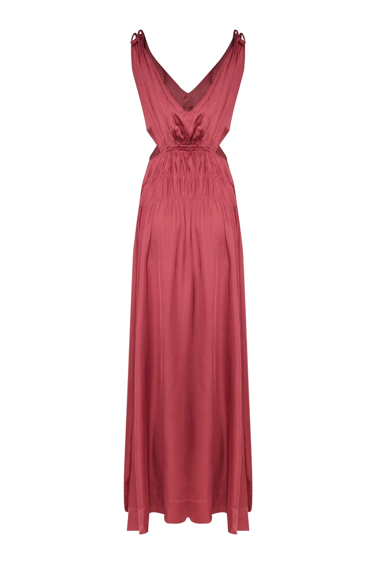 Lollo Long Dress in Red