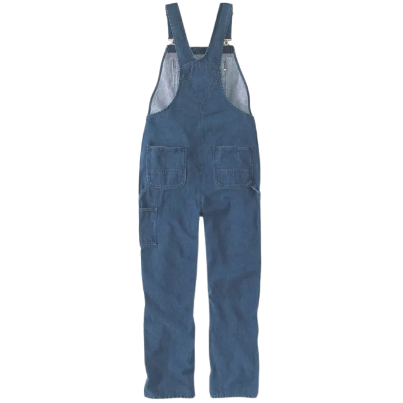 Loose Fit Denim Bib Overall | Darkstone