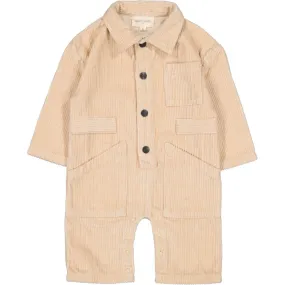 Louis Louise Building Corduroy Overall - Sand