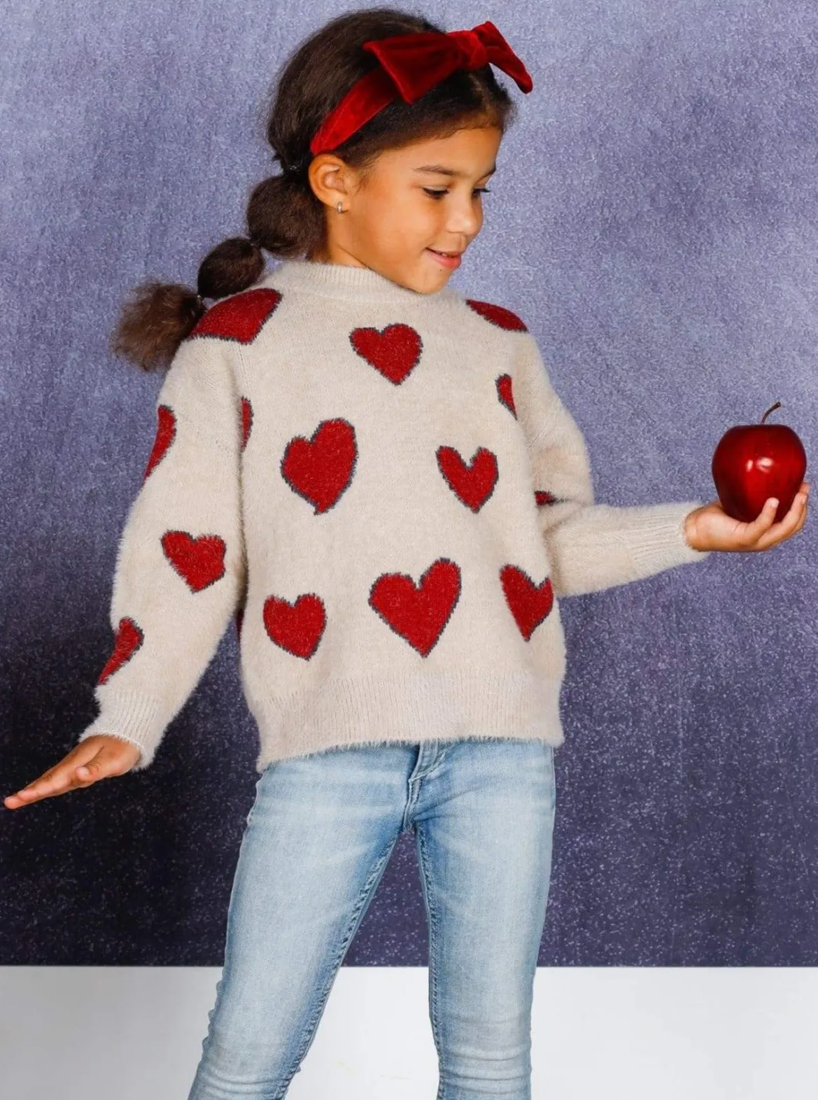 Lovey Dovey Heart Sweater