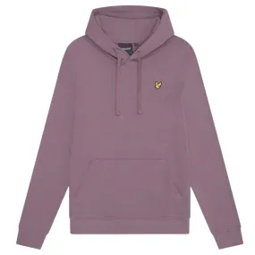 Lyle & Scott Branded Highland Mauve Purple Pull-over Hoodie