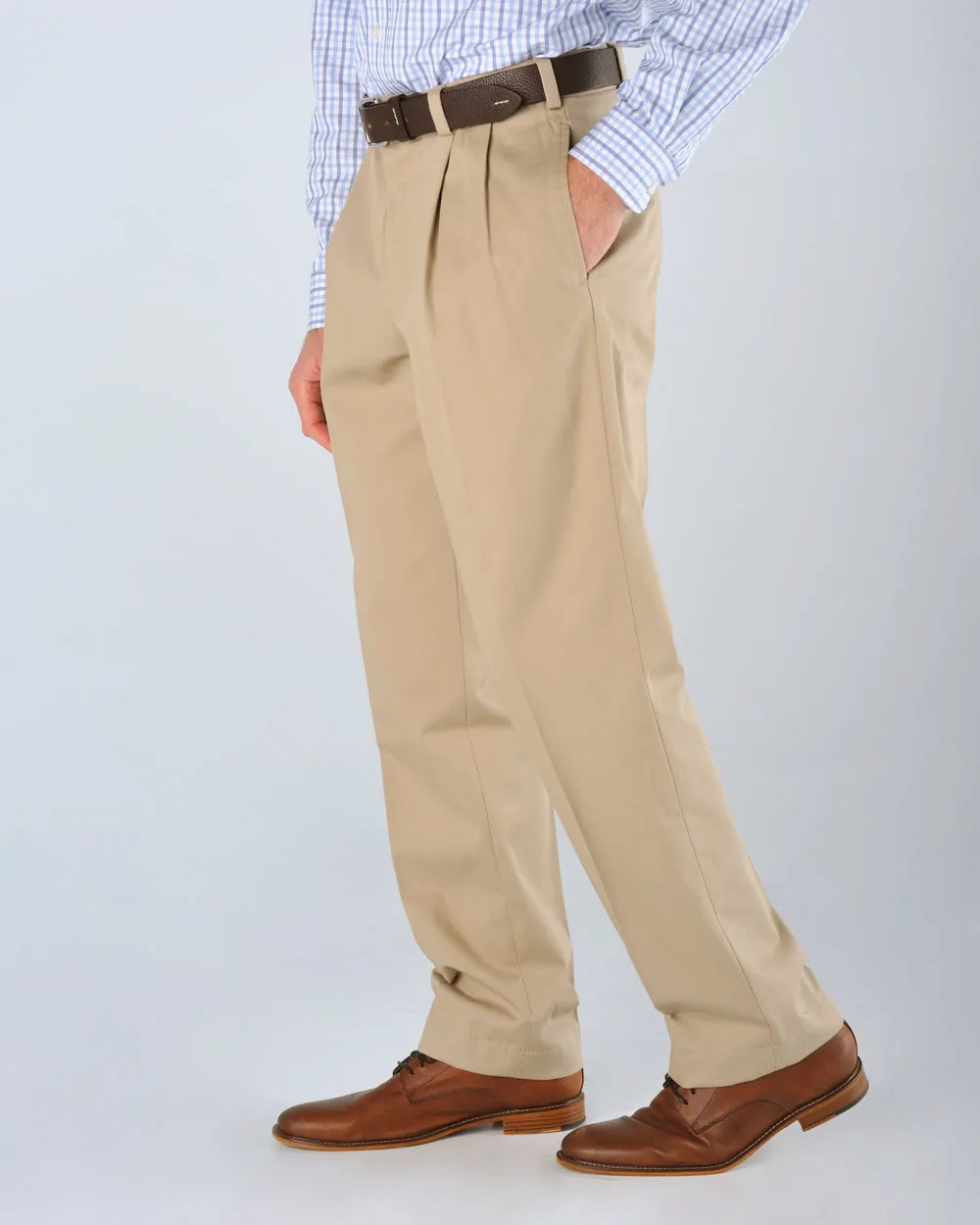 M2P - Classic Fit Pleated - Original Twill Cement