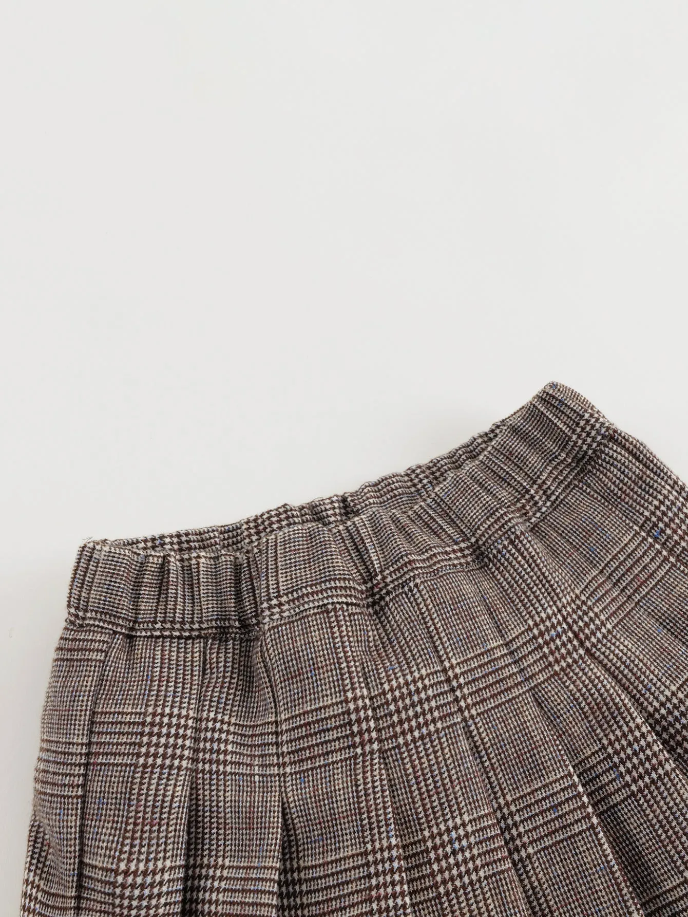 MARC & JANIE Girls Classic Tartan Pleated Skirt 221665