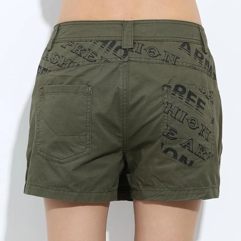 Military Cotton Sexy Short Skirt