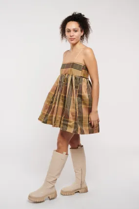 Mini Jean Sleeveless Plaid Taffeta by Madeline Marie