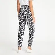 Mono Border Print Soft Trousers