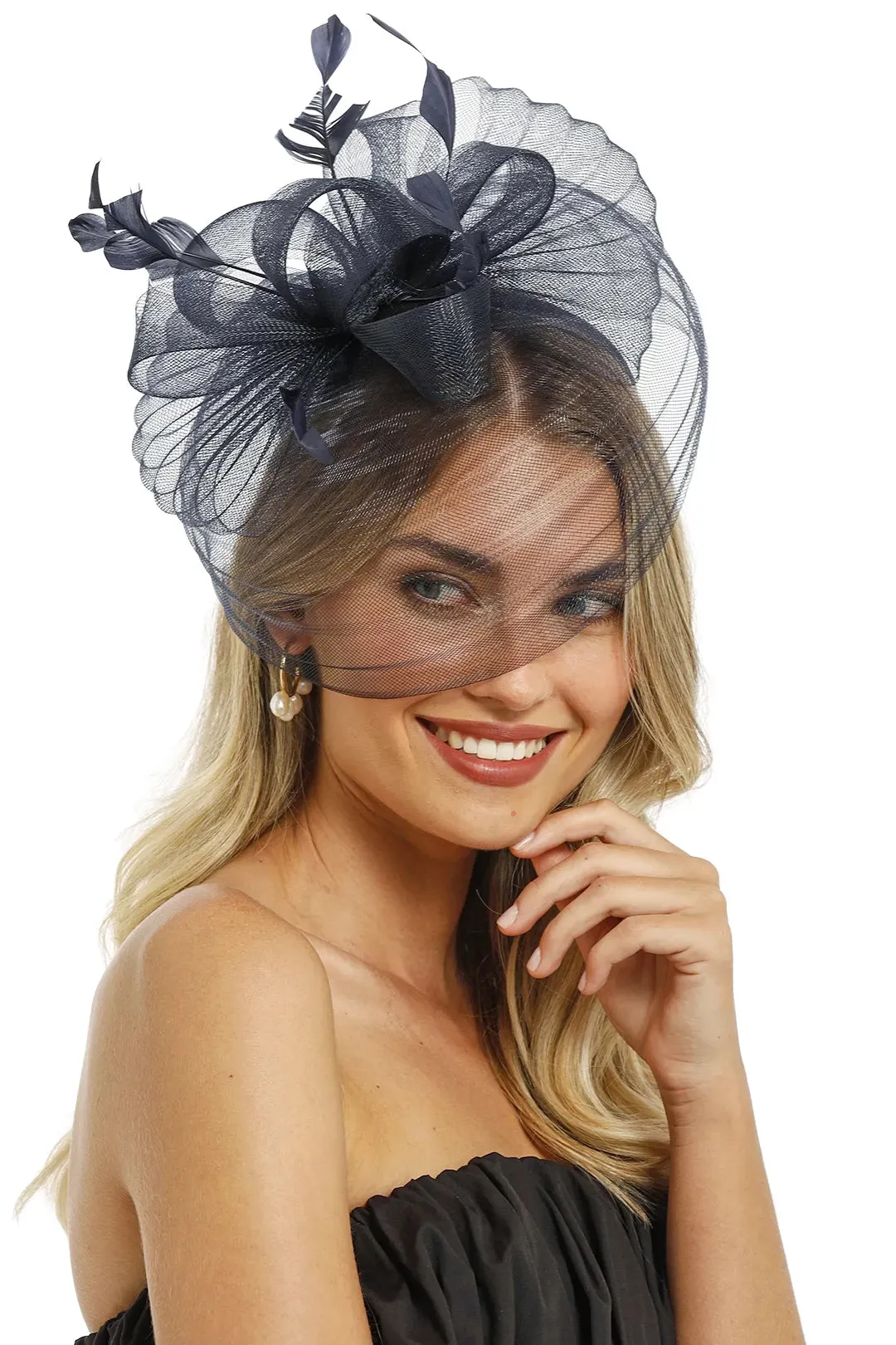 Morgan & Taylor Monica Fascinator - Navy