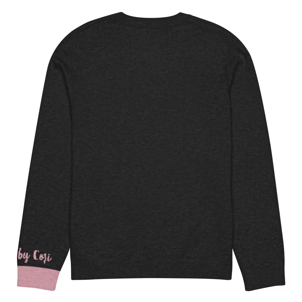 My Cat Is My Valentine Personalized Knit Sweater