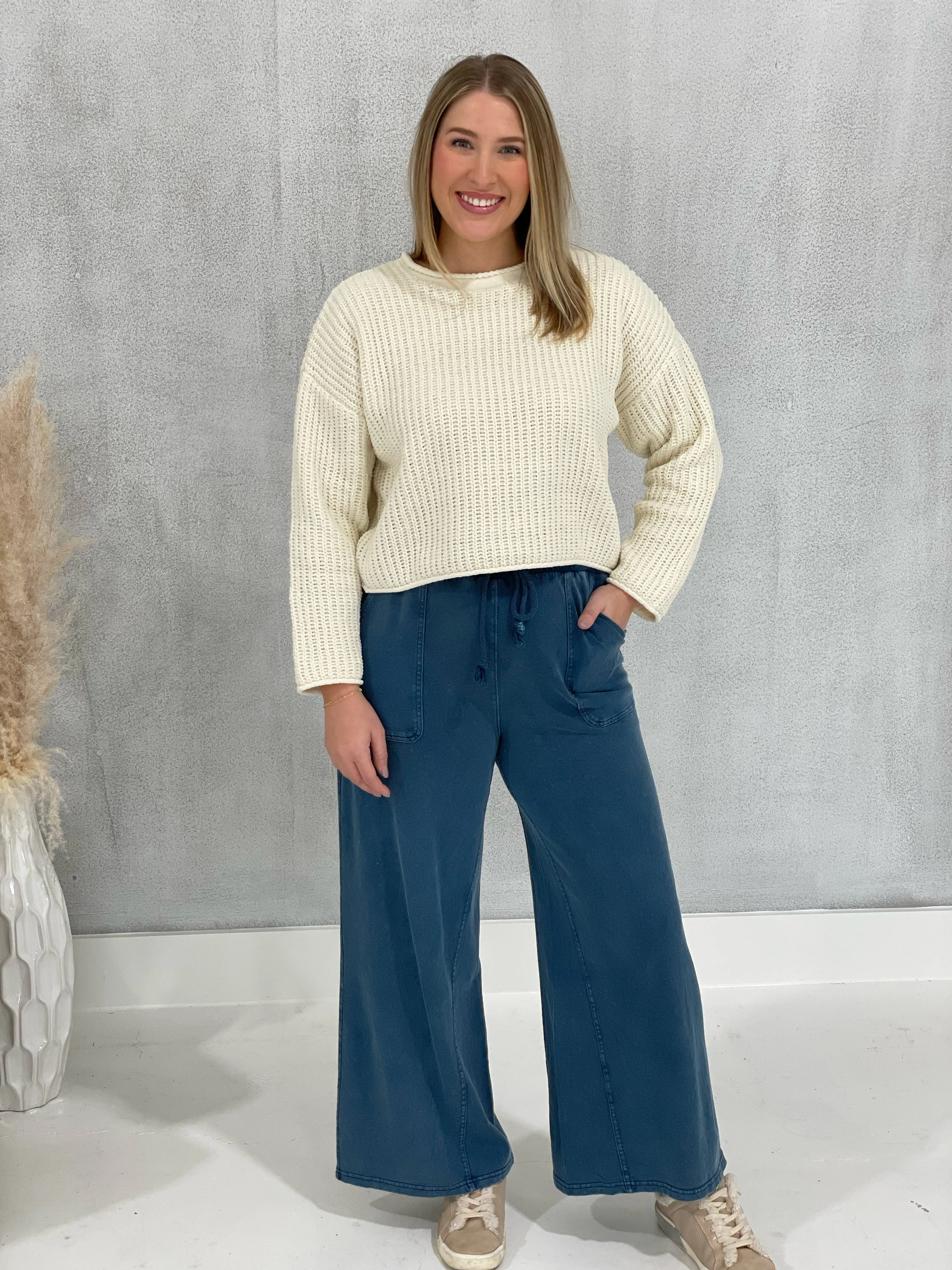 Never Shy Wide Leg Pants