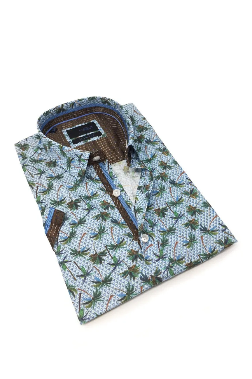 Ocean Palms Short Sleeve Shirt