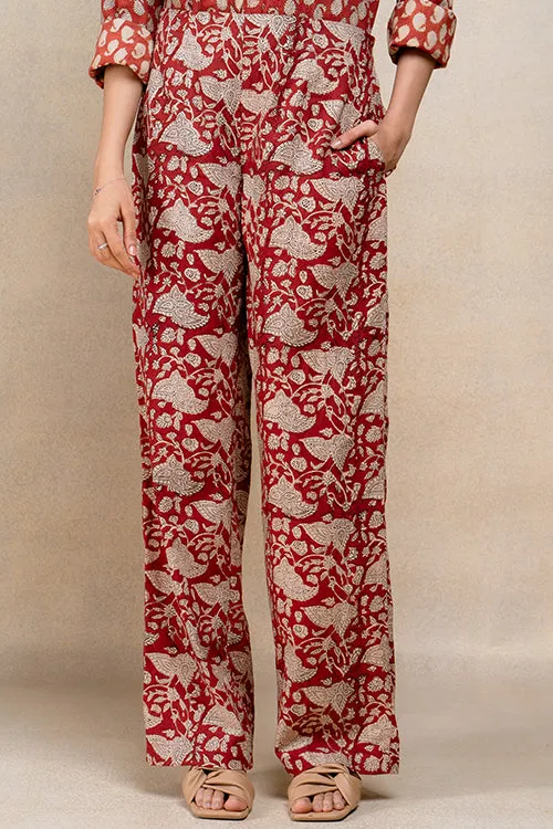 Okhai "Maeve" Handblock Printed Pure Cotton Pants