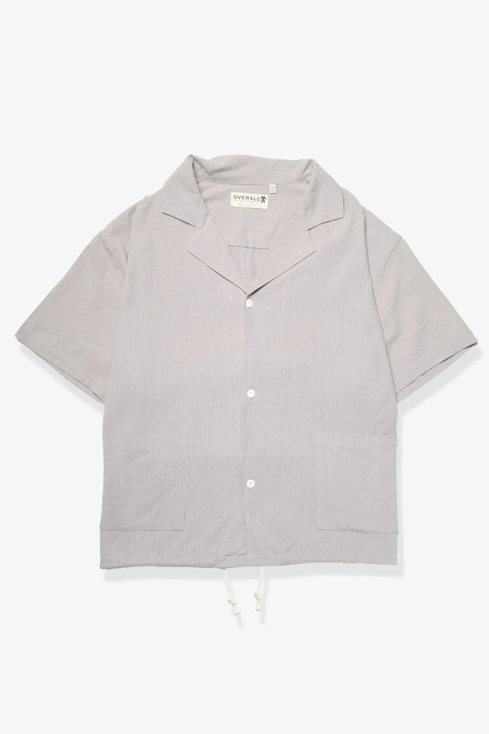 Overall Union - Boxy Short Sleeve Shirt - Light Grey