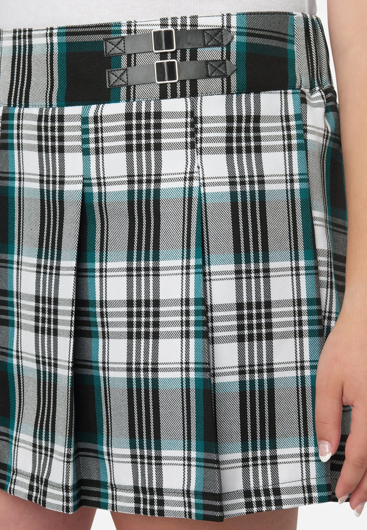 Pattern Play Pleated Skirt