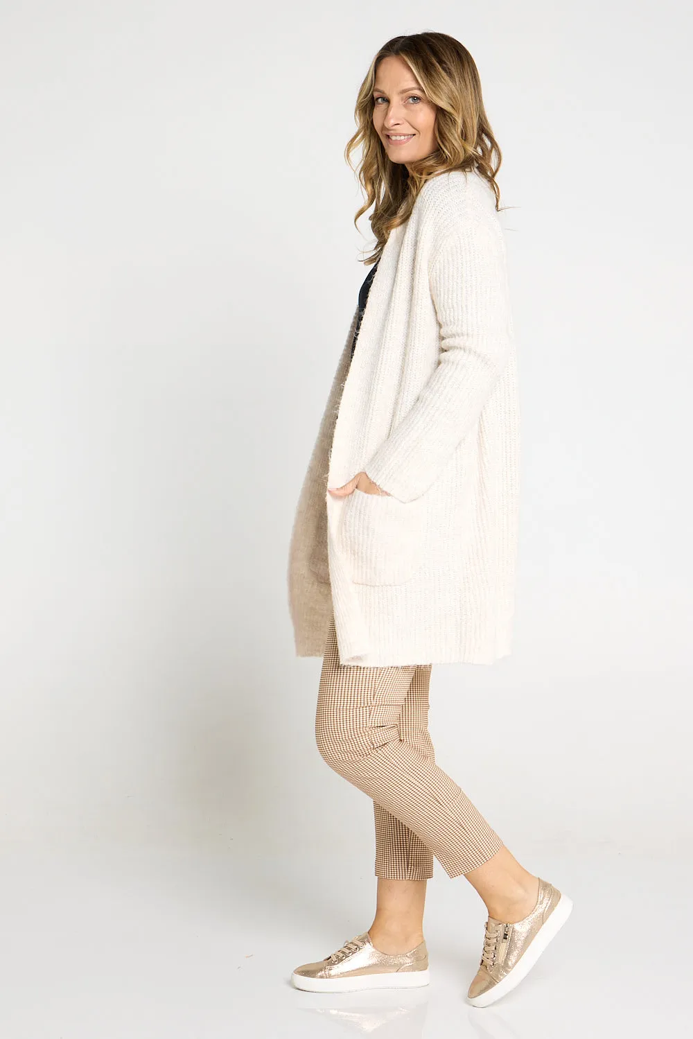 Penelope Knit Cardi - Beige