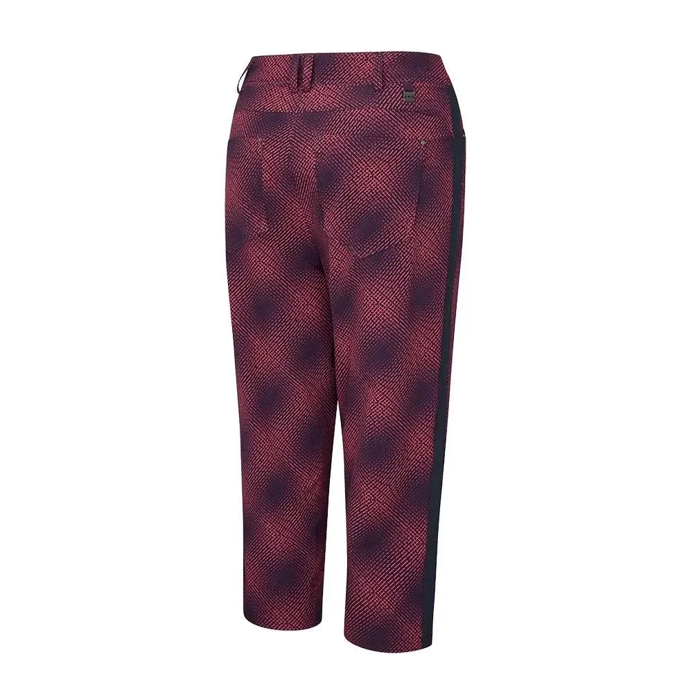 Ping Ladies Verity Printed Golf Crop Trousers P93586