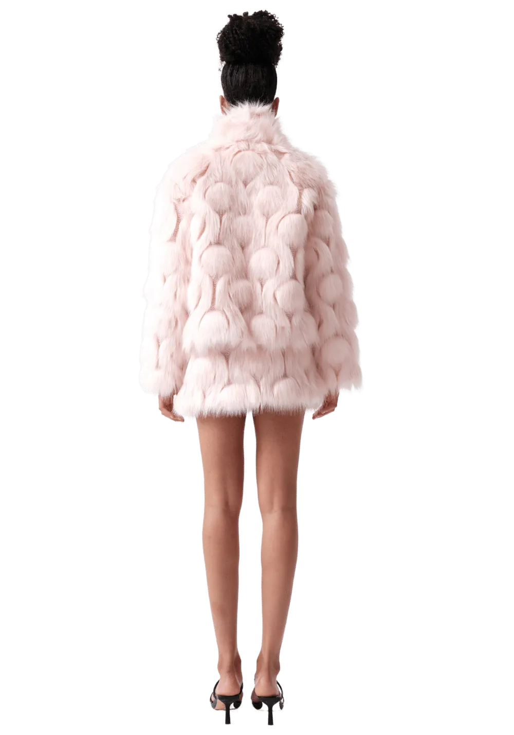 Pink Fur Skirt