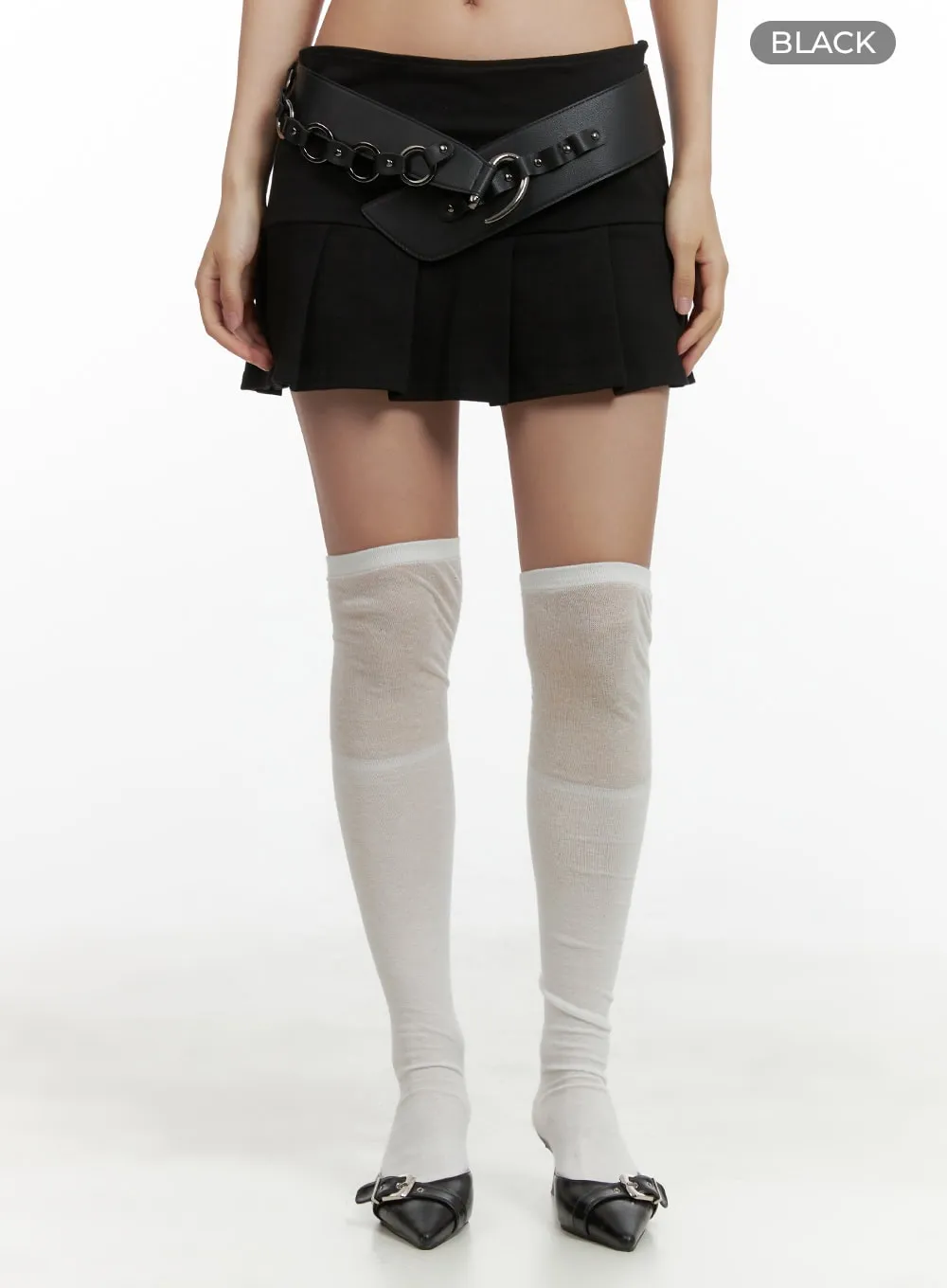 Pleated Mini Skirt CU407